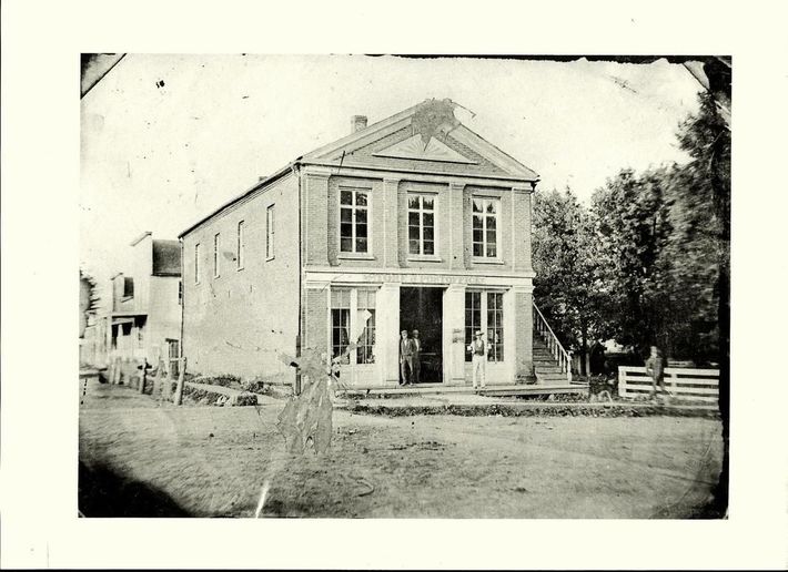 1853 photo Bishop Hill Colony Store